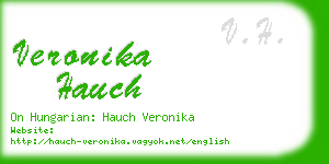 veronika hauch business card